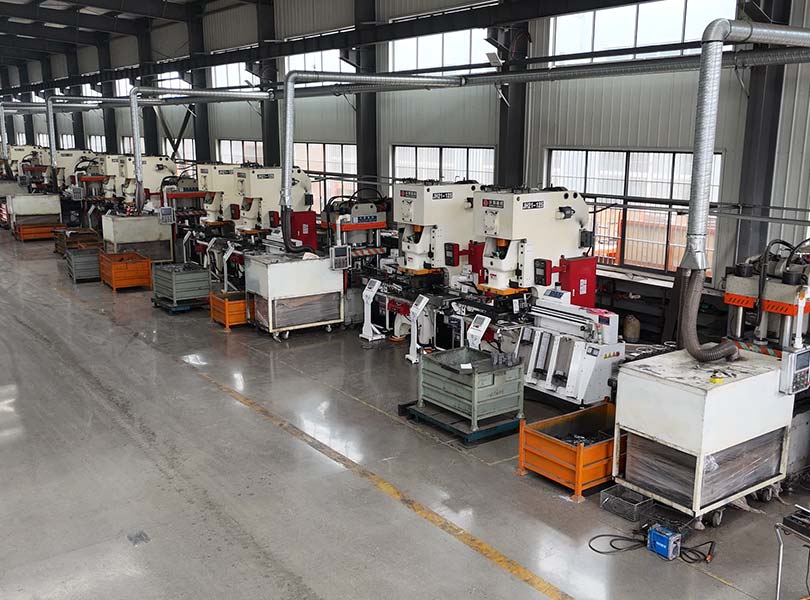 Fitness equipment manufacturing workshop supporting parts and technical service