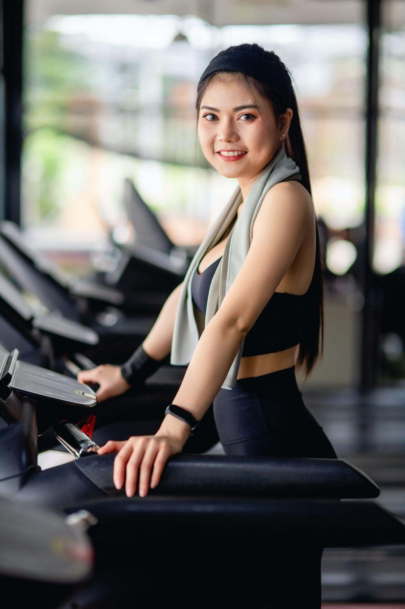 Commercial fitness equipment considered during commercial treadmill maintenance